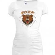 Подовжена футболка Wild Bear Head