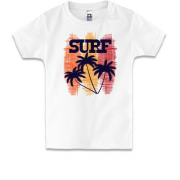 Дитяча футболка Surf and  Palm trees