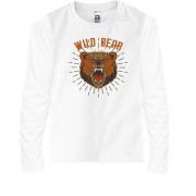 Детская футболка с длинным рукавом Wild Bear Head