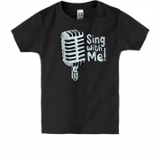 Детская футболка Sing with me