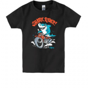 Детская футболка Shark Rider