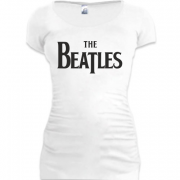 Женская удлиненная футболка The Beatles (3)