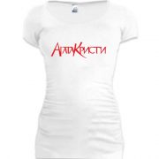 Женская удлиненная футболка Агата Кристи