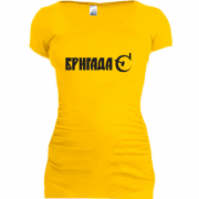 Женская удлиненная футболка Бригада-С