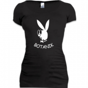 Женская удлиненная футболка Ботаник