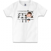 Детская футболка Panda Girl