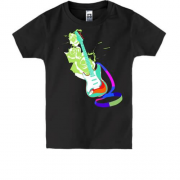 Детская футболка с красочной электрогитарой