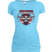 Подовжена футболка з написом Pirates