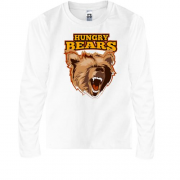 Детская футболка с длинным рукавом Hungry Bears