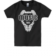 Детская футболка Rock music star
