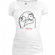 Женская удлиненная футболка Rage Guy 3