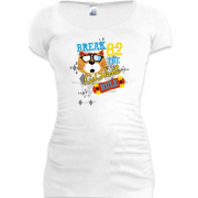 Подовжена футболка Break the Kid Skate rule