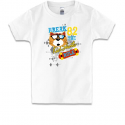 Детская футболка Break the Kid Skate rule