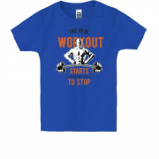 Дитяча футболка The Real Workout