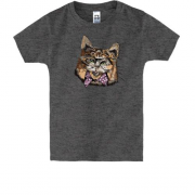 Детская футболка Cat Hipster Mind