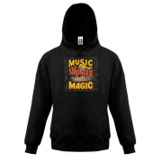 Детская толстовка Music is the Strongest from of Magic