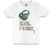 Дитяча футболка Evil Music