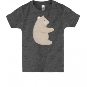 Детская футболка Нарисованный милый медведь