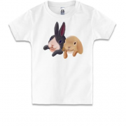 Детская футболка Кролики-друзья