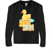 Детская футболка с длинным рукавом Swim Swim