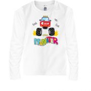 Детская футболка с длинным рукавом Baby Monster Truck