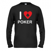 Чоловічий лонгслів I love Poker