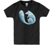 Дитяча футболка з вовняною лисицею