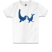 Детская футболка Акробатика морских котиков