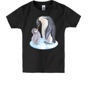 Детская футболка Семья пингвинов