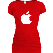 Женская удлиненная футболка Apple - Steve Jobs