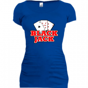 Женская удлиненная футболка Black Jack