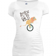 Подовжена футболка Born to be W!ld