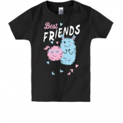 Детская футболка Pink and Blue Best Friends