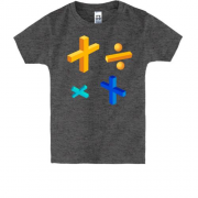 Детская футболка Математические знаки