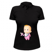 Жіноча футболка-поло Малюк з соскою