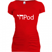 Женская удлиненная футболка HiPod