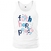Чоловіча майка Faith Hope Peace