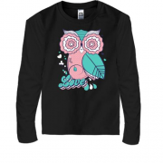 Детская футболка с длинным рукавом Love Owl
