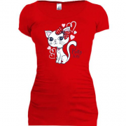 Подовжена футболка Pretty Kitty