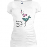 Подовжена футболка Flamingo + Mermaid + Unicorn