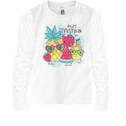 Детская футболка с длинным рукавом Fruits Festival