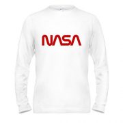 Чоловічий лонгслів NASA Worm logo