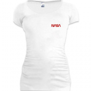 Подовжена футболка NASA Worm logo mini