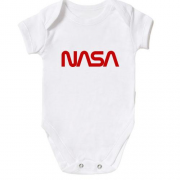 Детское боди NASA Worm logo
