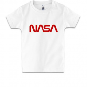 Детская футболка NASA Worm logo