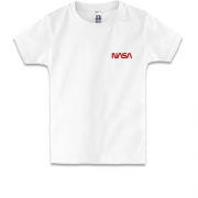Детская футболка NASA Worm logo mini