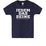 Детская футболка JEDEM DAS SEINE