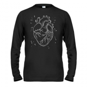 Лонгслив Anatomical heart