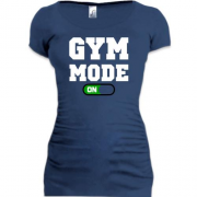 Подовжена футболка Gym Mode On