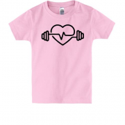 Детская футболка Heart WorkOut